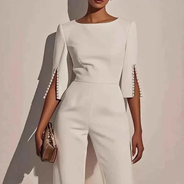 jumpsuit Dames Elegant | Bruids Hedendaags Stijl - Miss Madera