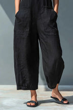 Jumpsuit Dames Mouwloos Wijde Pijpen Linnen – Zomer | Miss Madera - Miss Madera MIS-6VCQ0Y