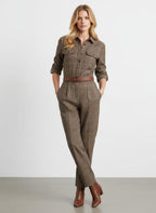 Jumpsuit Dames ruitpatroon - Miss Madera