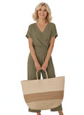 Jumpsuit Dames | Wikkelbodem Taillefocus - Miss Madera