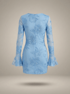 Jurk Dames Mini Aansluitend Bloemenprint – Feest | Miss Madera - Miss Madera MIS-PBM82M