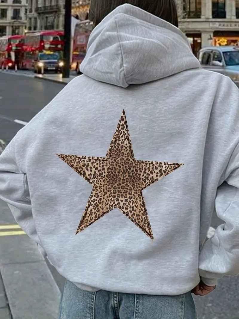 Katoenen Hoodie Dames | Fleece Oversized Casual - Miss Madera