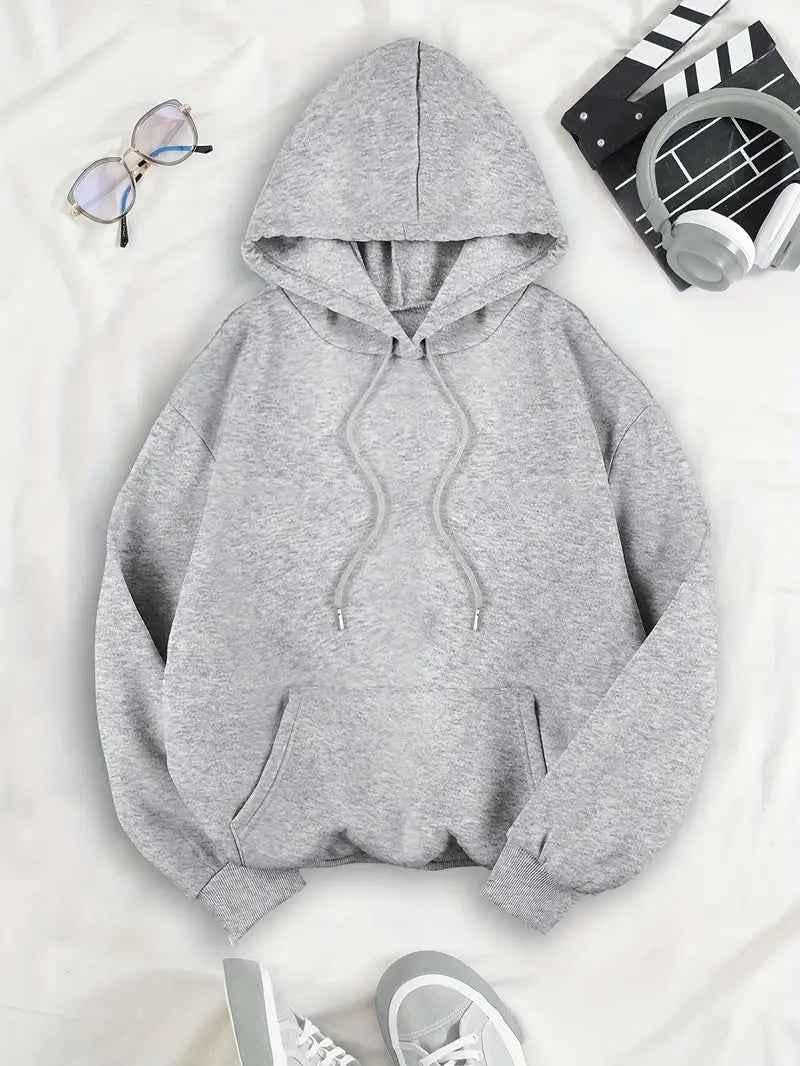 Katoenen Hoodie Dames | Fleece Oversized Casual - Miss Madera