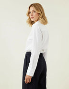 Katoenen Overhemd Dames | Pintuck Details Regular Fit - Miss Madera