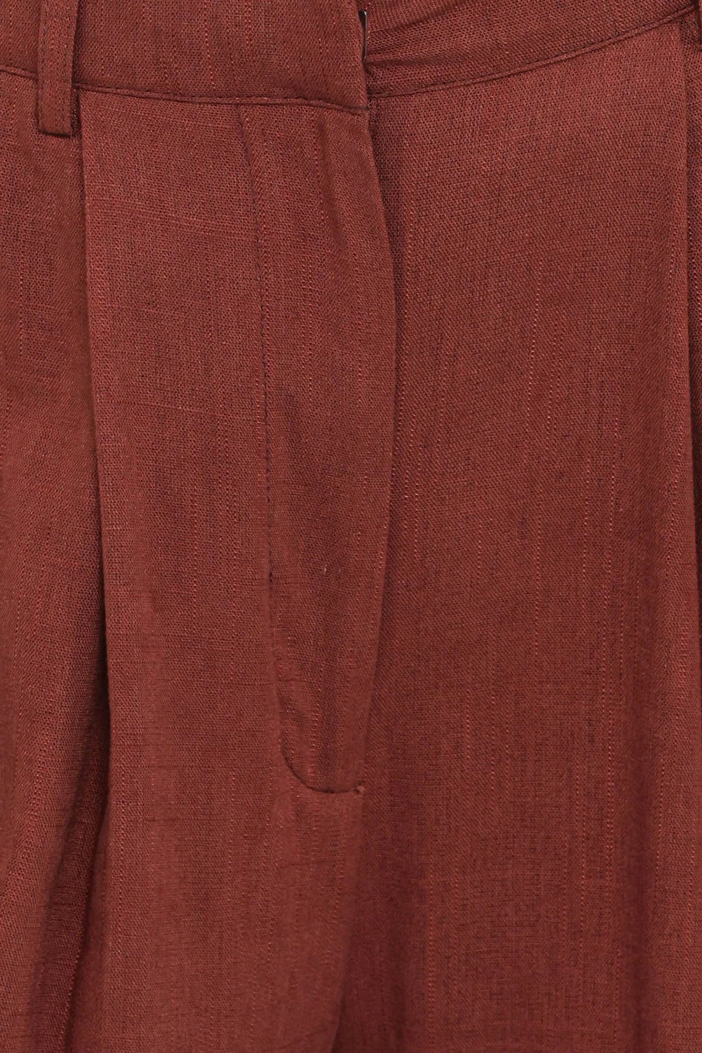 Katoenen Wide Leg Broek Dames | Voorplooien Relaxed - Miss Madera