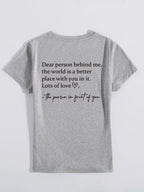 Katoenmix T-shirt Dames | Ronde Hals Regular Fit - Miss Madera