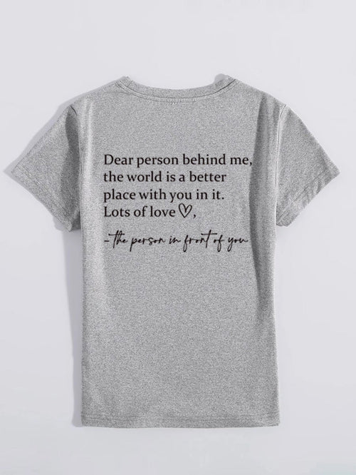 Katoenmix T-shirt Dames | Ronde Hals Regular Fit - Miss Madera