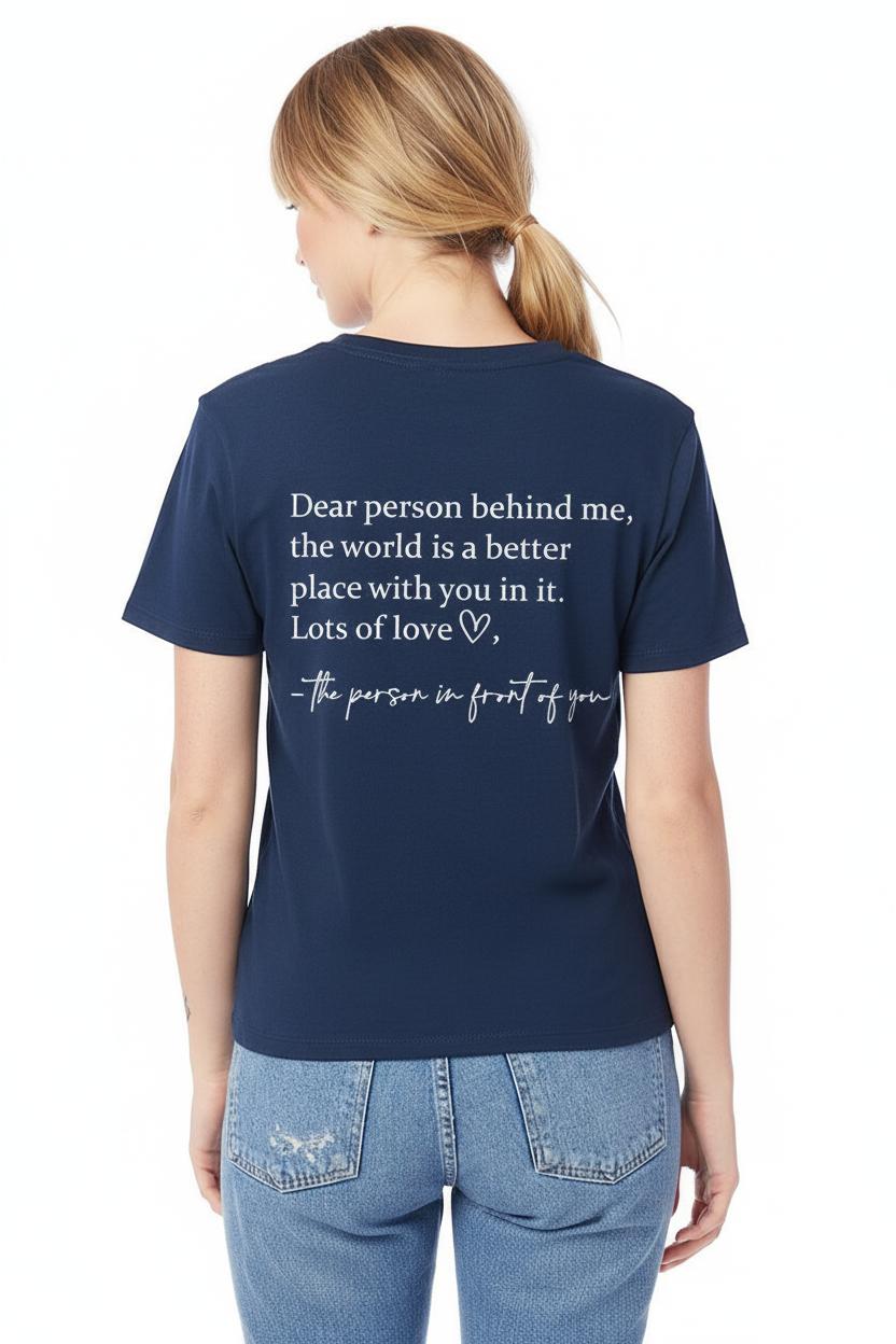 Katoenmix T-shirt Dames | Ronde Hals Regular Fit - Miss Madera