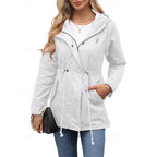 Miss | Jas Dames Utility Capuchon Verstelbare Taille