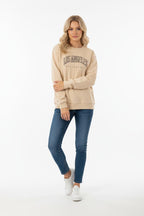 LA Sweatshirt Dames | Grafische Print Relaxed - Miss Madera