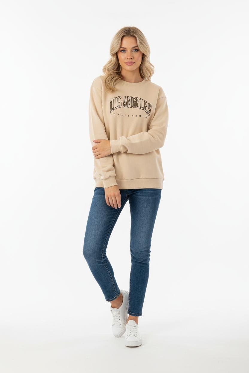 LA Sweatshirt Dames | Grafische Print Relaxed - Miss Madera