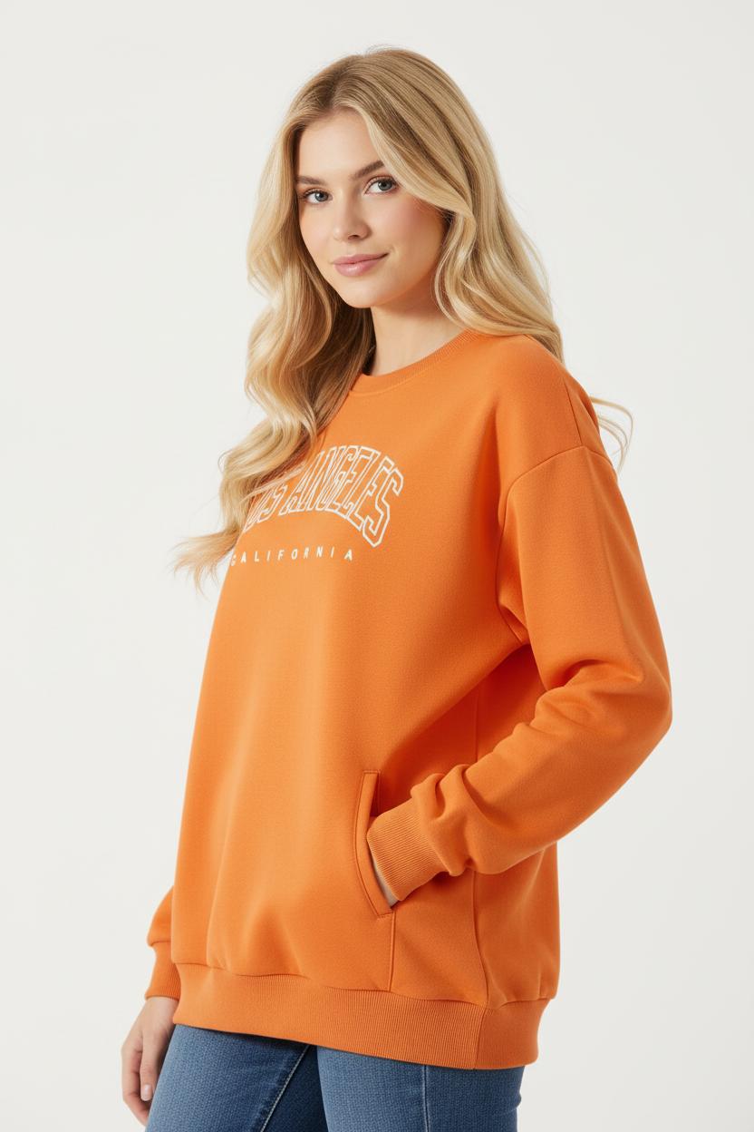 LA Sweatshirt Dames | Grafische Print Relaxed - Miss Madera