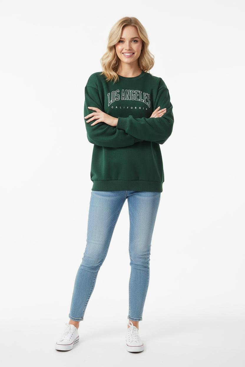 LA Sweatshirt Dames | Grafische Print Relaxed - Miss Madera