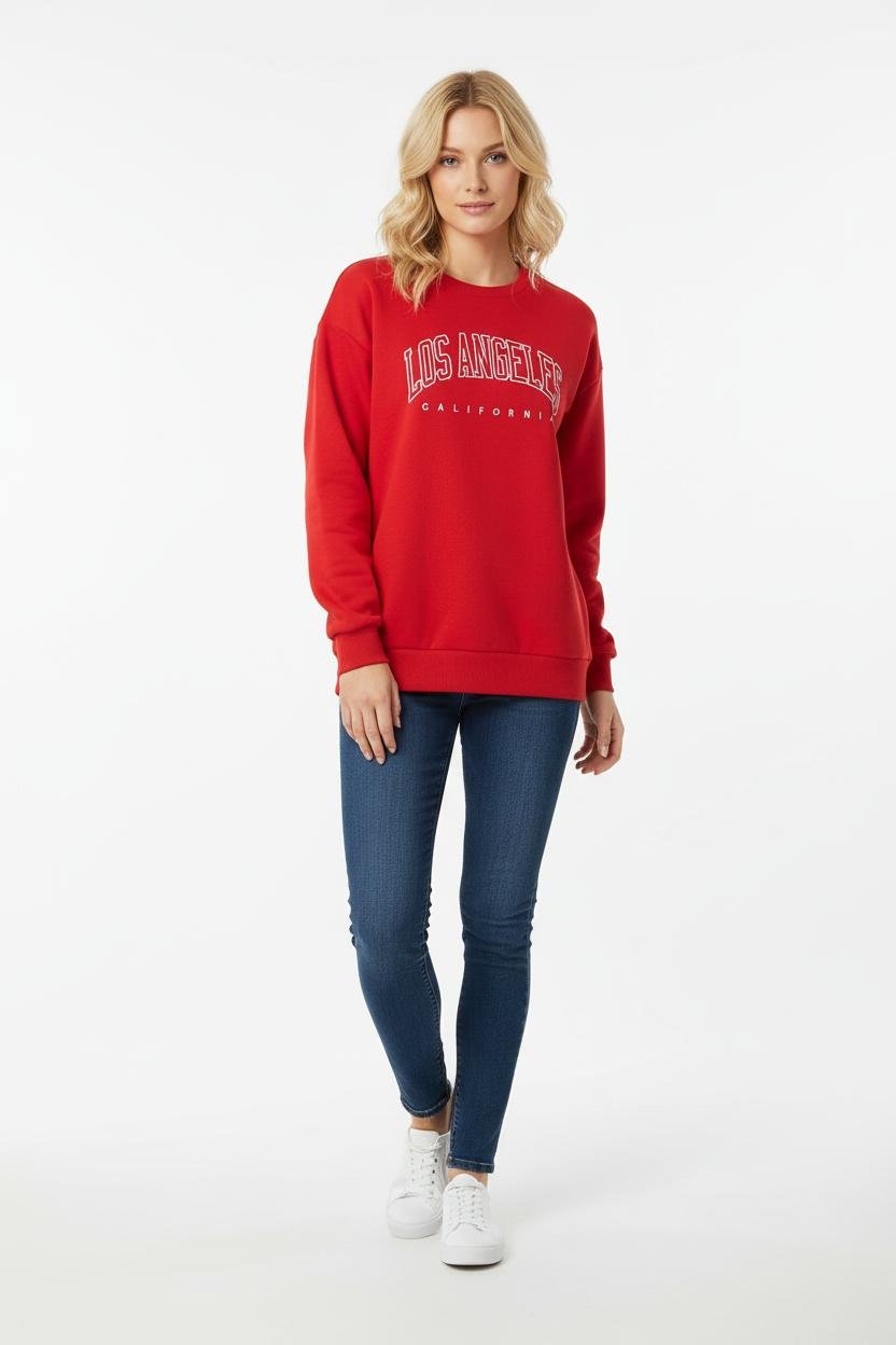 LA Sweatshirt Dames | Grafische Print Relaxed - Miss Madera