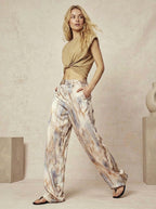 Lange damesbroek abstract design - Miss Madera