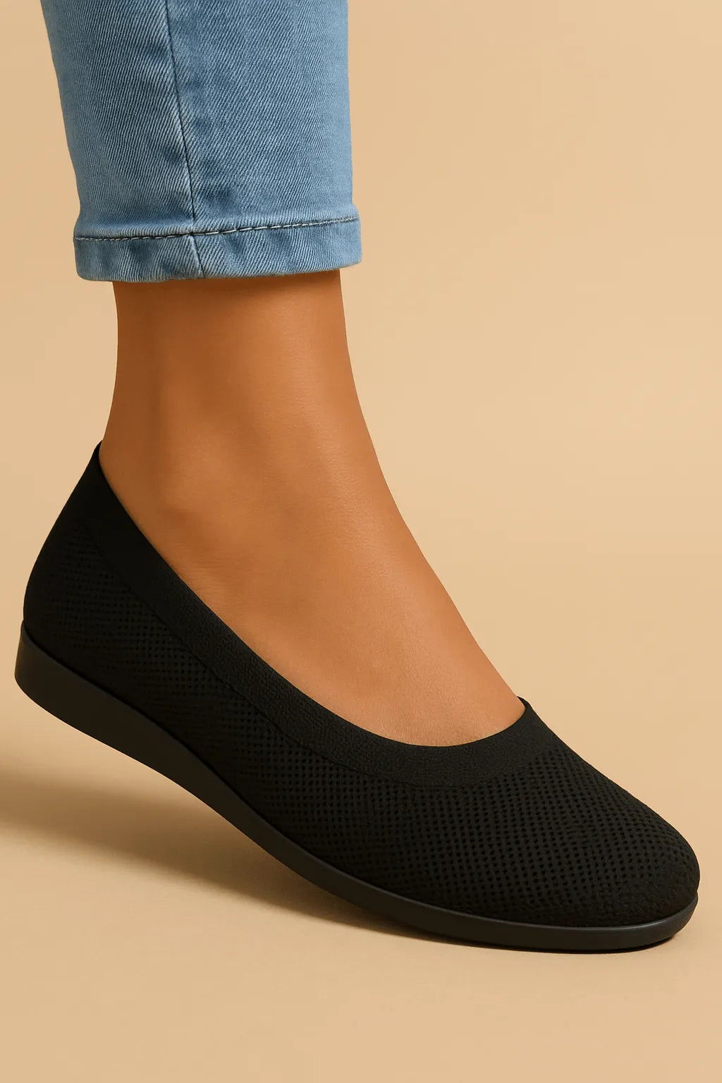 Ballerina's Dames Ademend Flexibel - Zwart
