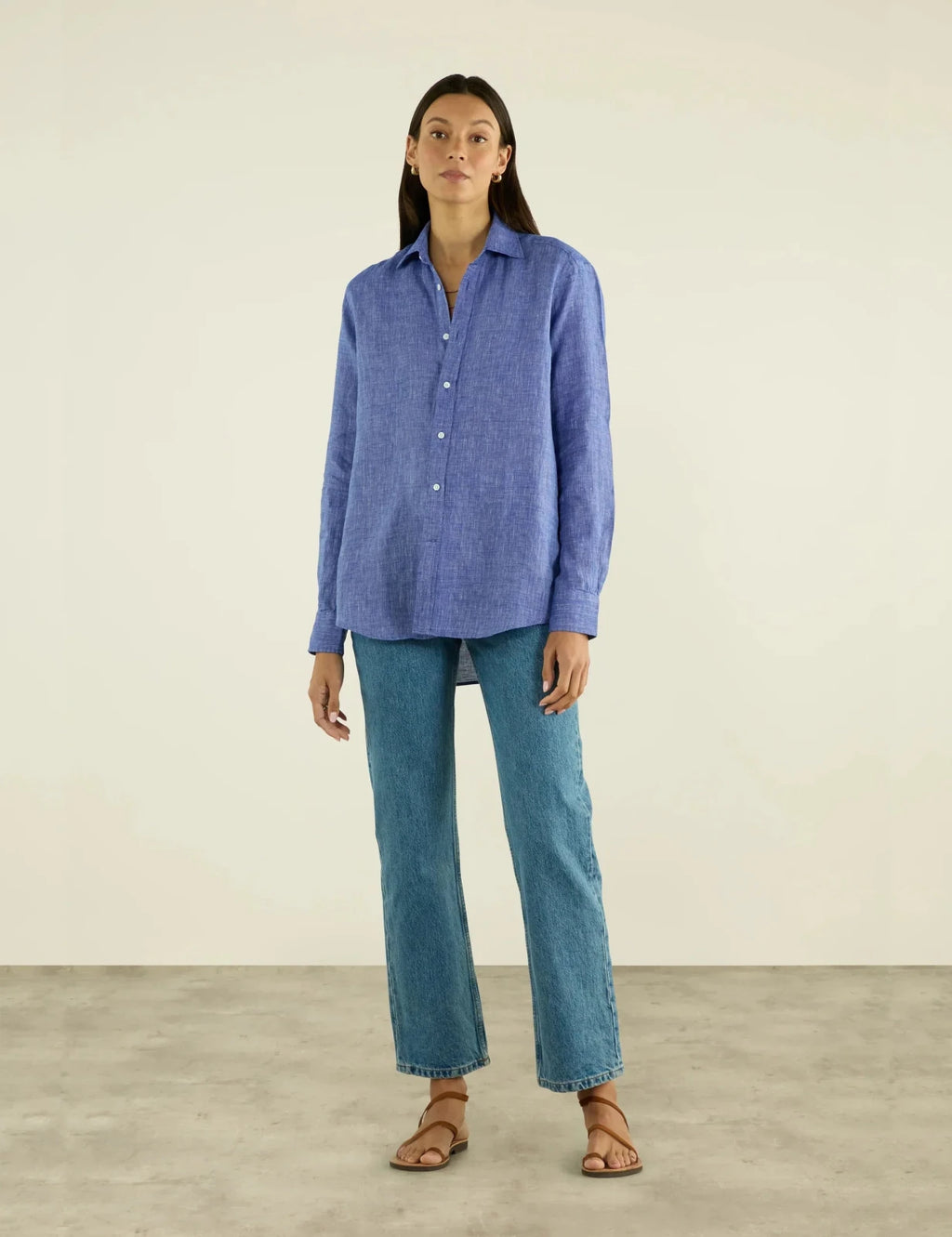 Linnen Blouse Dames | Relaxed Zomer - Miss Madera