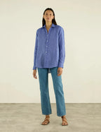 Linnen Blouse Dames | Relaxed Zomer - Miss Madera