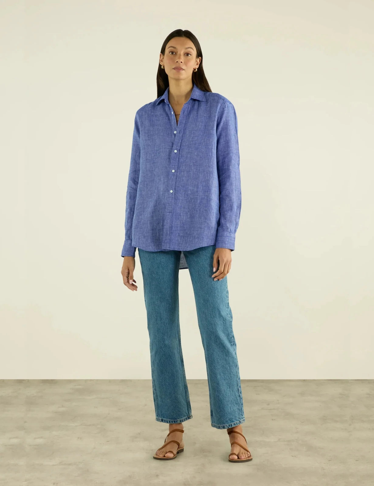 Linnen Blouse Dames | Relaxed Zomer - Miss Madera