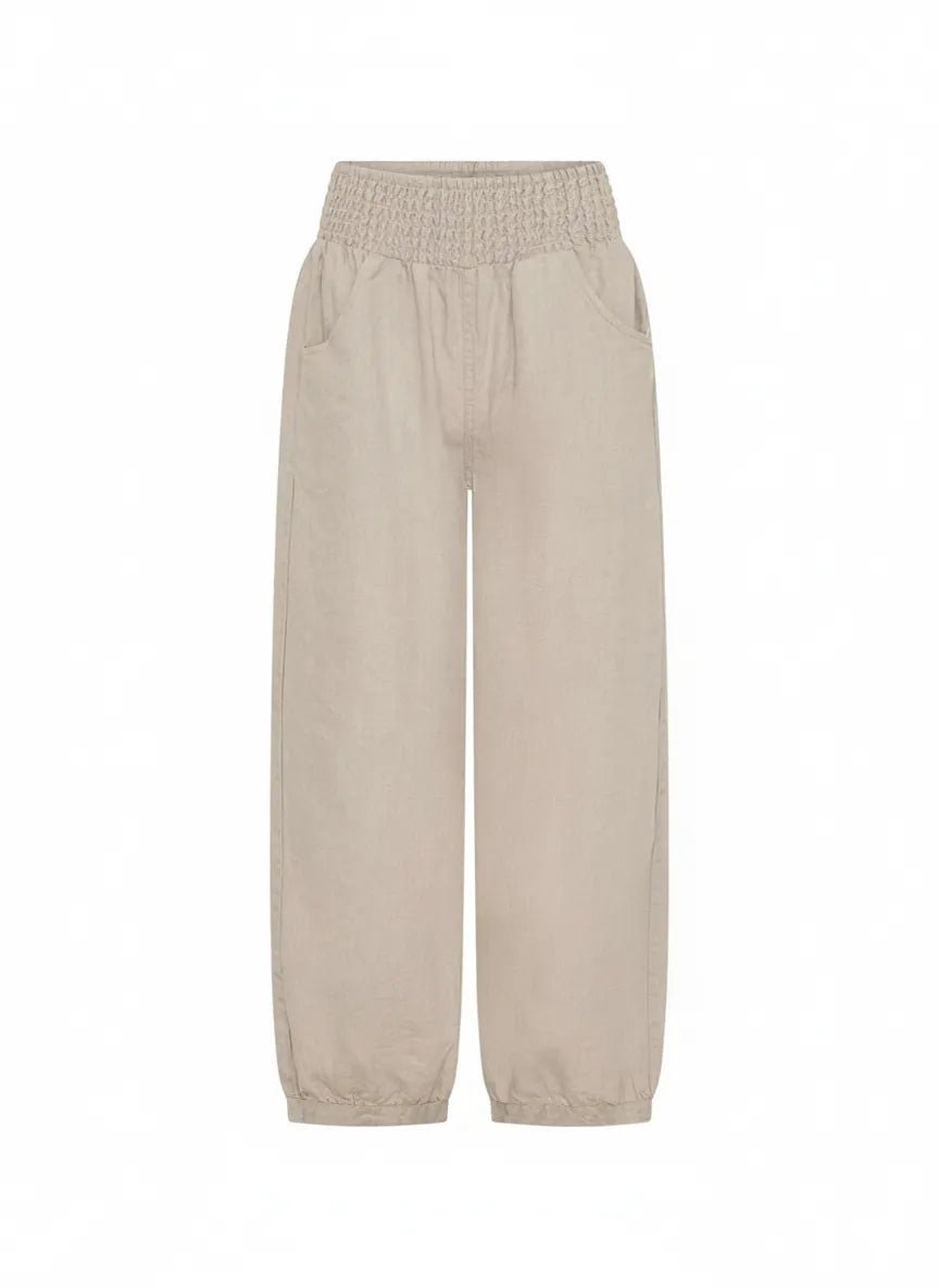 Linnen Broek Dames | Linnen Relaxed Wijdvallend - Miss Madera