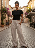 Linnen Broek Dames | Linnen Relaxed Wijdvallend - Miss Madera