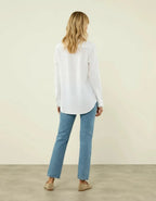 Linnen Overhemd Dames | Relaxed Knoopsluiting - Miss Madera