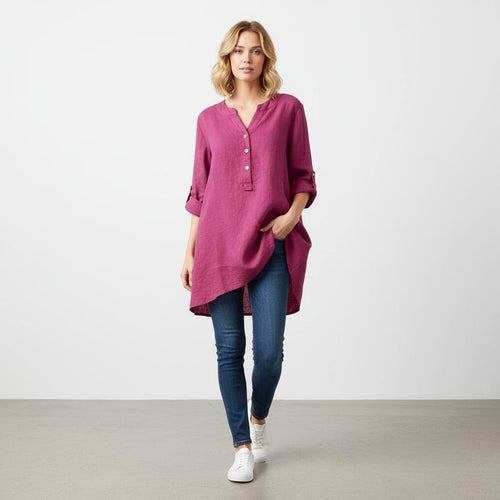 Linnen Tuniek Dames | Zoom Losvallend | Miss Madera - Miss Madera
