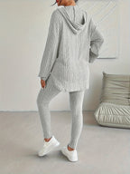 Miss | Tweedelige Set Dames Hoodie & Hoge Taille Legging – Co-ord Set