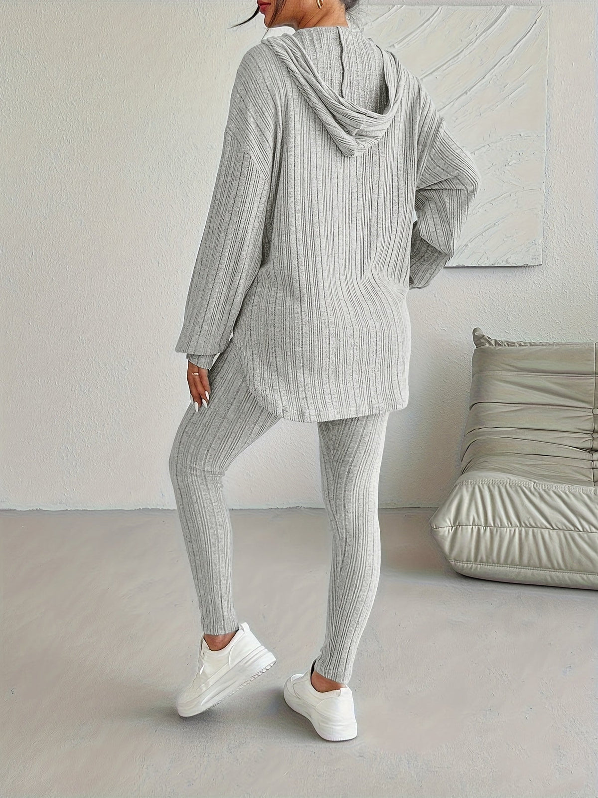 Miss | Tweedelige Set Dames Hoodie & Hoge Taille Legging – Co-ord Set
