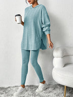 Miss | Tweedelige Set Dames Hoodie & Hoge Taille Legging – Co-ord Set