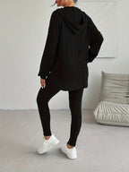 Miss | Tweedelige Set Dames Hoodie & Hoge Taille Legging – Co-ord Set