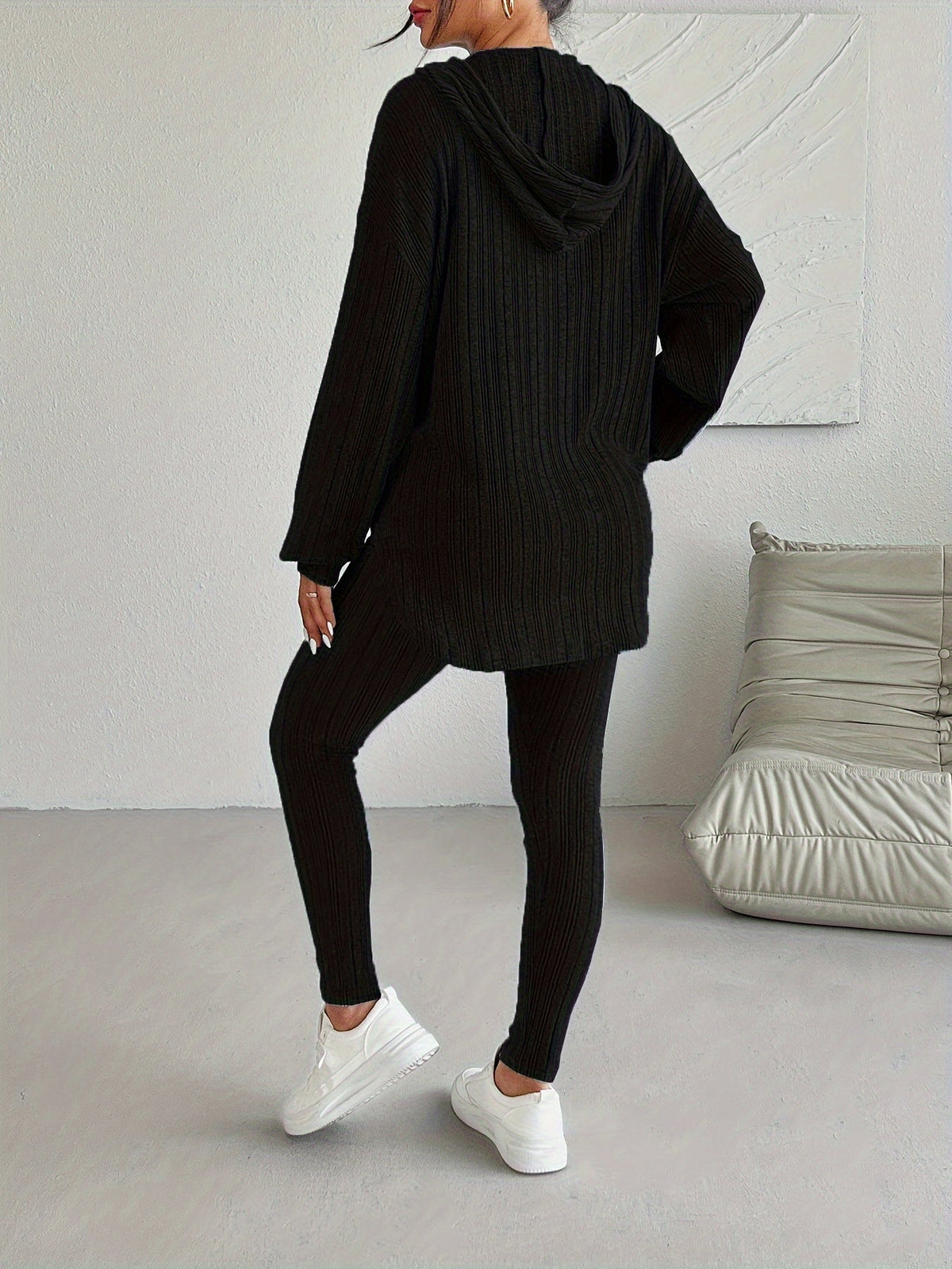 Miss | Tweedelige Set Dames Hoodie & Hoge Taille Legging – Co-ord Set