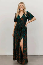 Maxi Jurk Dames – Viscose Blend met Split in A - lijn - Miss Madera