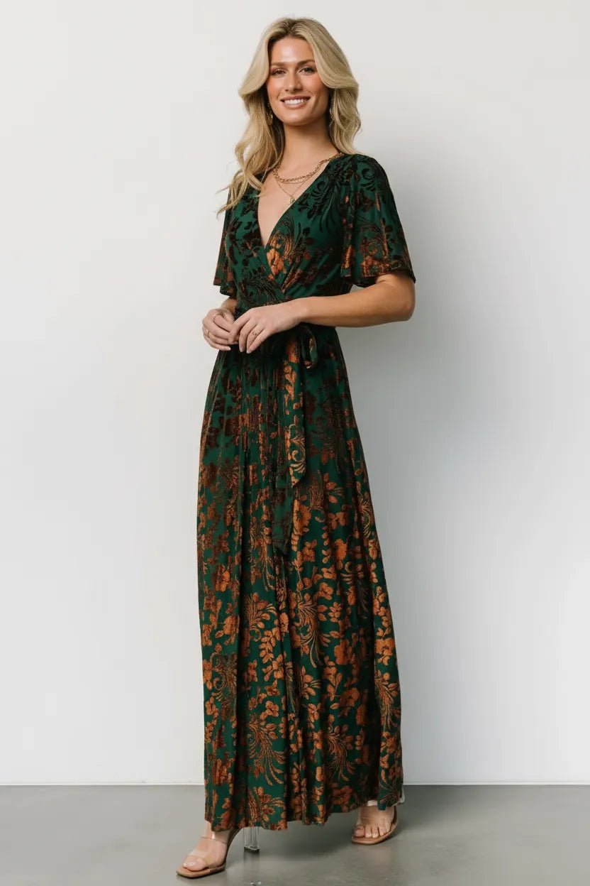 Maxi Jurk Dames – Viscose Blend met Split in A - lijn - Miss Madera