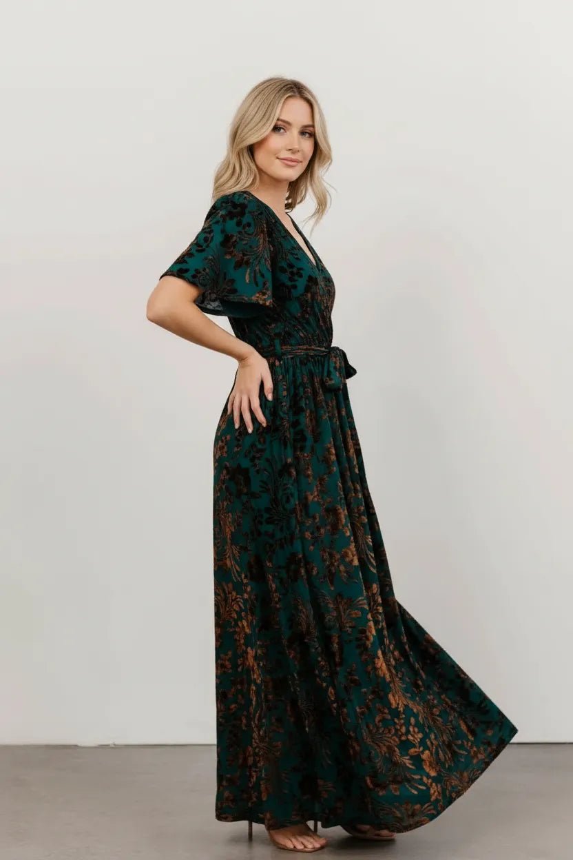Maxi Jurk Dames – Viscose Blend met Split in A - lijn - Miss Madera