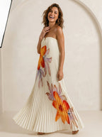 Maxi Jurk grootschalige bloemenprint - Miss Madera