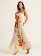 Maxi Jurk grootschalige bloemenprint - Miss Madera