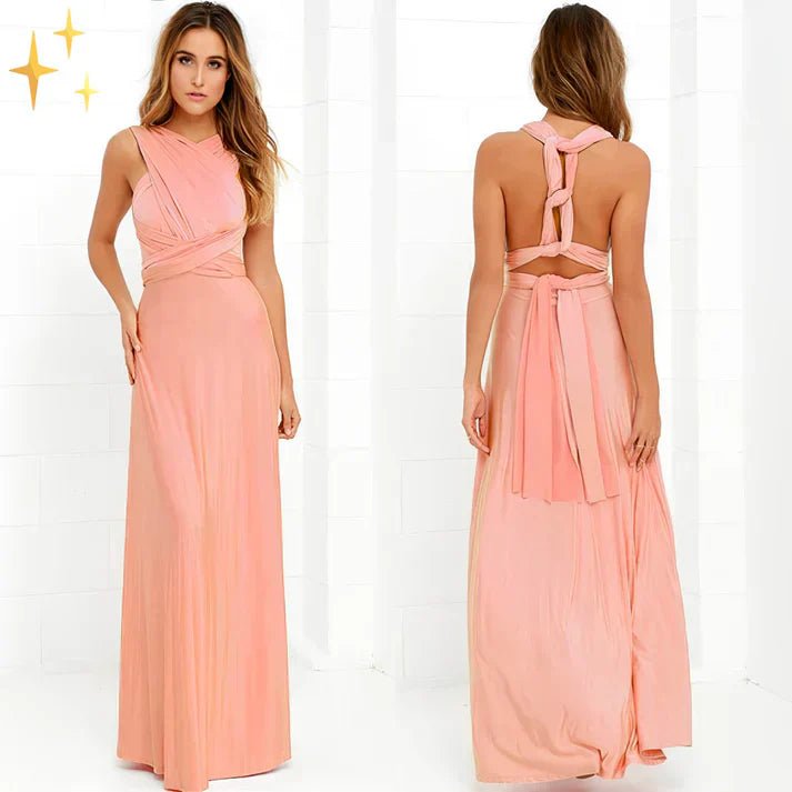 Maxi Jurk Wikkel Verstelbaar | Dames Casual Stijl - Miss Madera
