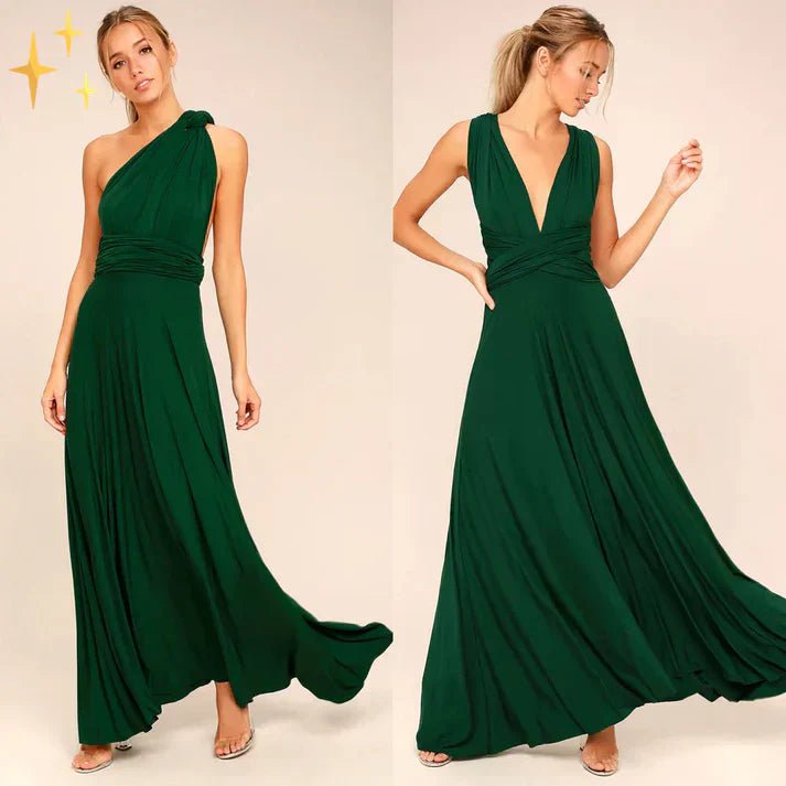 Maxi Jurk Wikkel Verstelbaar | Dames Casual Stijl - Miss Madera