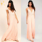 Maxi Jurk Wikkel Verstelbaar | Dames Casual Stijl - Miss Madera