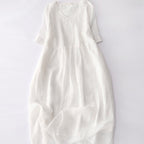 Midi Jurk met Pintuck detail - Miss Madera