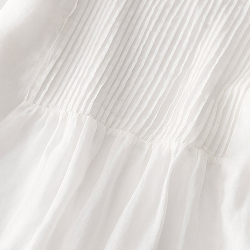 Midi Jurk met Pintuck detail - Miss Madera