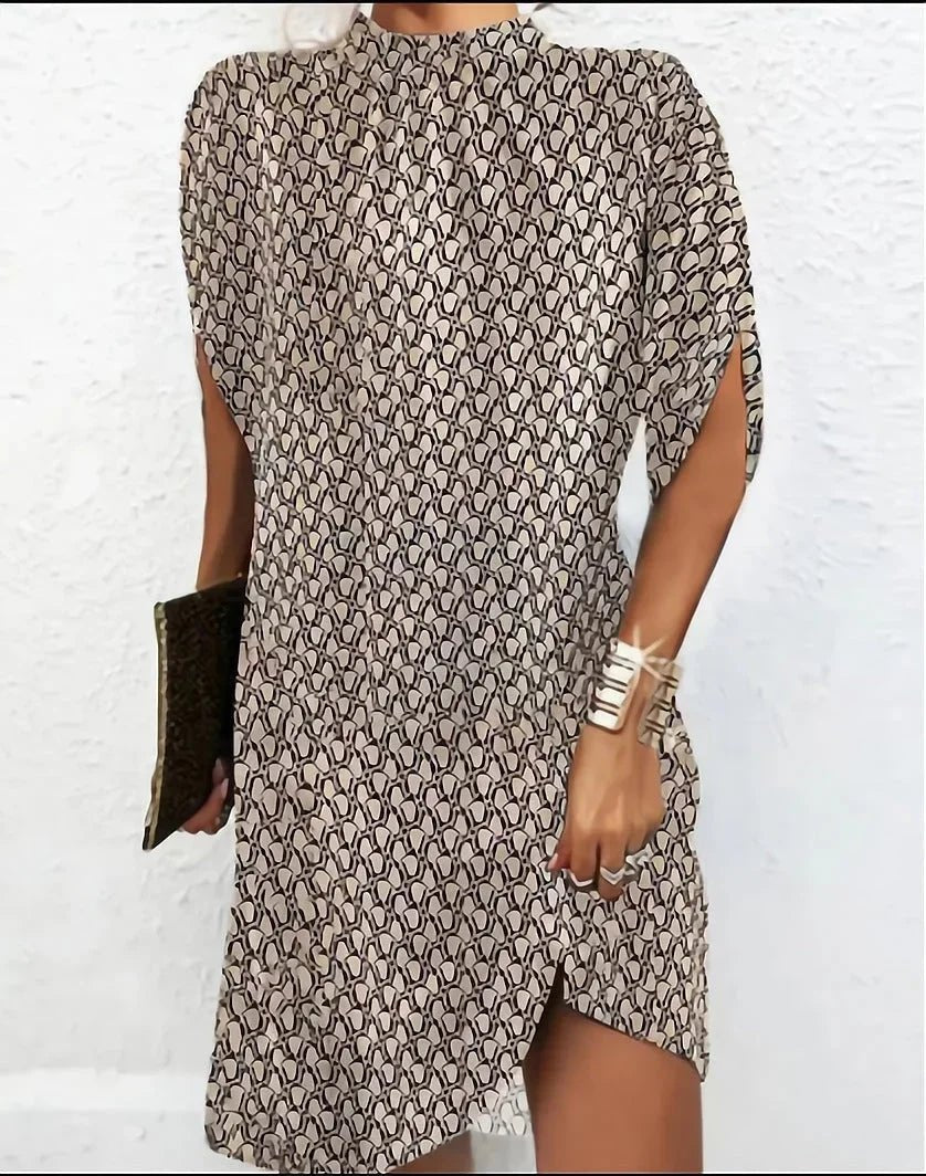 Mini Jurk Dames Vleermuismouw | Eigentijds - Denim - Miss Madera