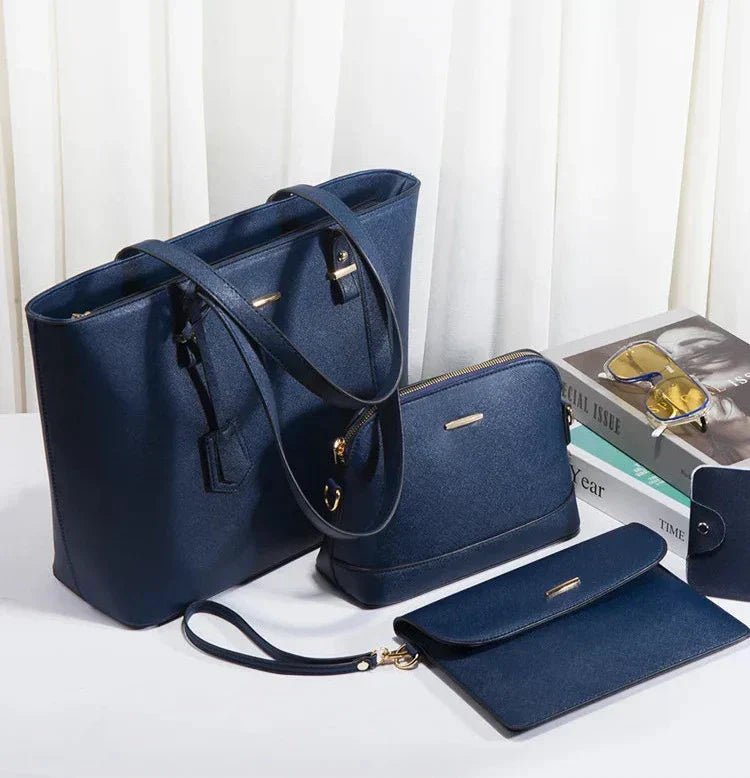 Miss | 3-delige Tassenset Dames Modern - Kunstleer - Miss Madera MIS-E55A9D