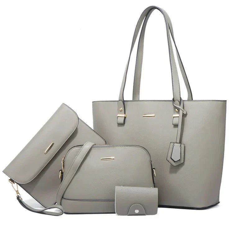 Miss | 3-delige Tassenset Dames Modern - Kunstleer - Miss Madera MIS-E55A9D