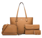 Miss | 3-delige Tassenset Dames Modern - Kunstleer - Miss Madera MIS-E55A9D