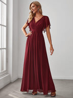 Miss | Avondjurk Dames Maxi A-lijn Elegant - Chiffon - Miss Madera MIS-7340D5