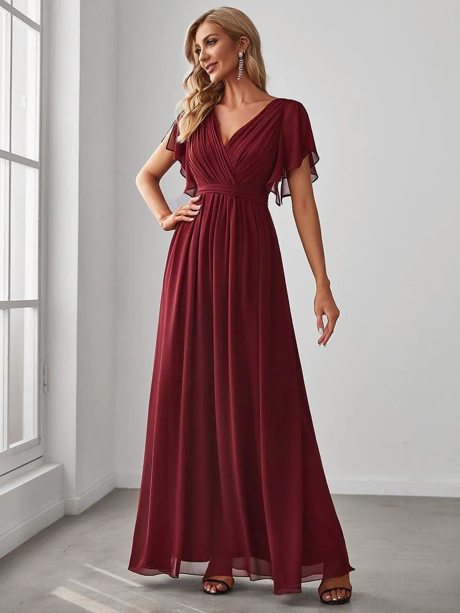 Miss | Avondjurk Dames Maxi A-lijn Elegant - Chiffon - Miss Madera MIS-7340D5