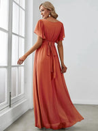 Miss | Avondjurk Dames Maxi A-lijn Elegant - Chiffon - Miss Madera MIS-FFA09F