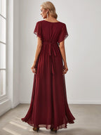 Miss | Avondjurk Dames Maxi A-lijn Elegant - Chiffon - Miss Madera MIS-7340D5